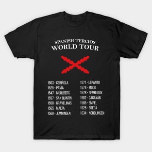 Batallas de los Tercios. World Tour T-Shirt